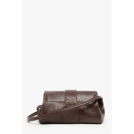 Etrier sac bandoulière brun