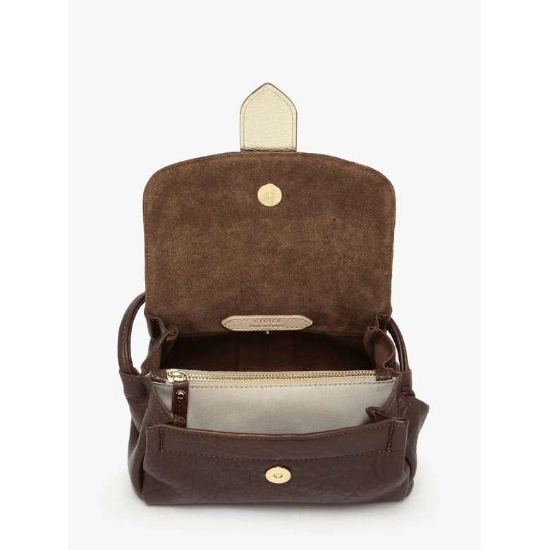 Etrier sac bandoulière brun 4