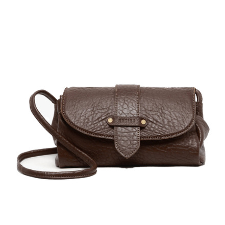 Etrier sac bandoulière brun
