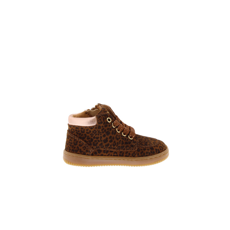 Babybotte chaussures à lacets cognac 1