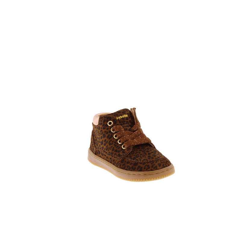 Babybotte chaussures à lacets cognac 2