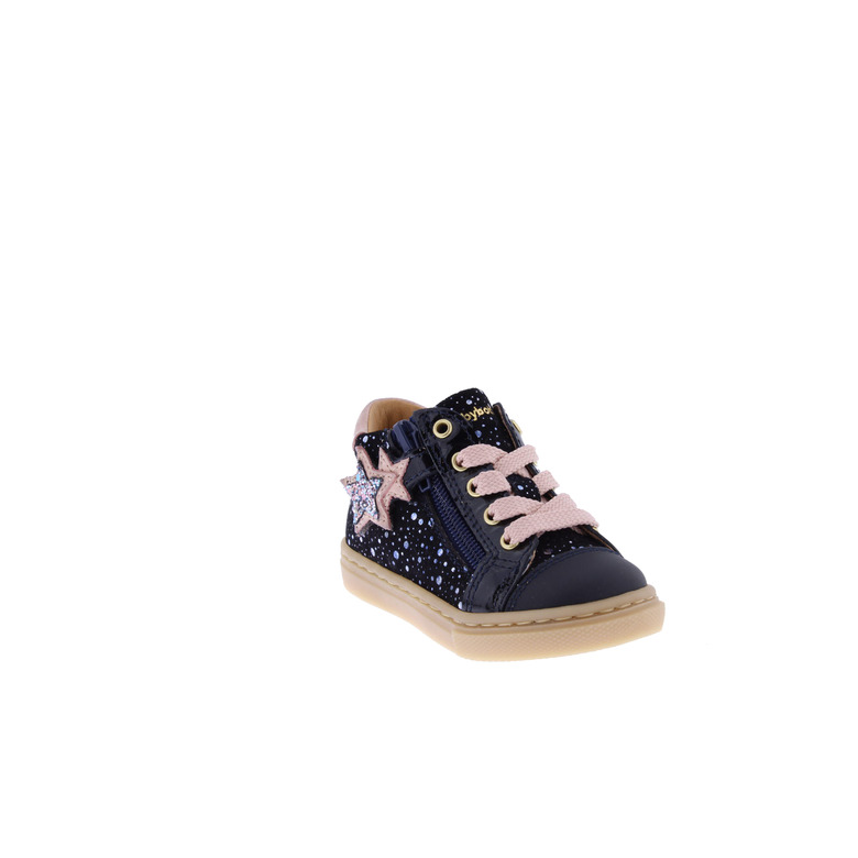 Babybotte chaussures à lacets bleu 2