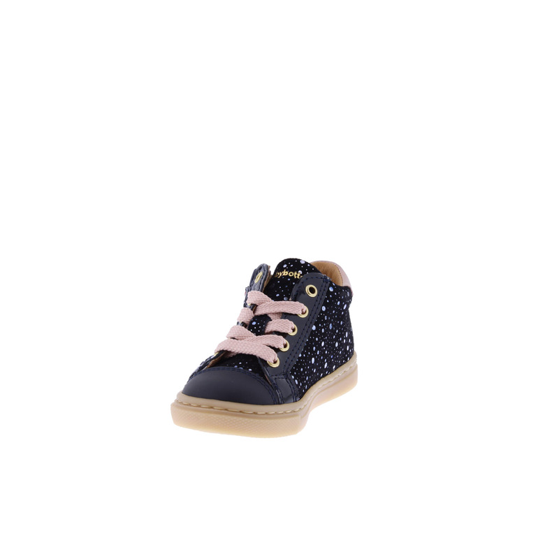 Babybotte chaussures à lacets bleu 3