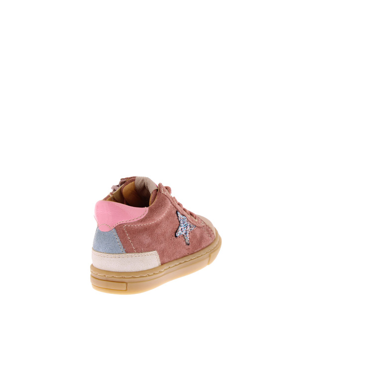 Fr chaussures à lacets rose 4