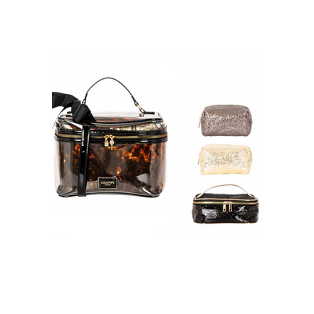Lollipops makeup bag brown