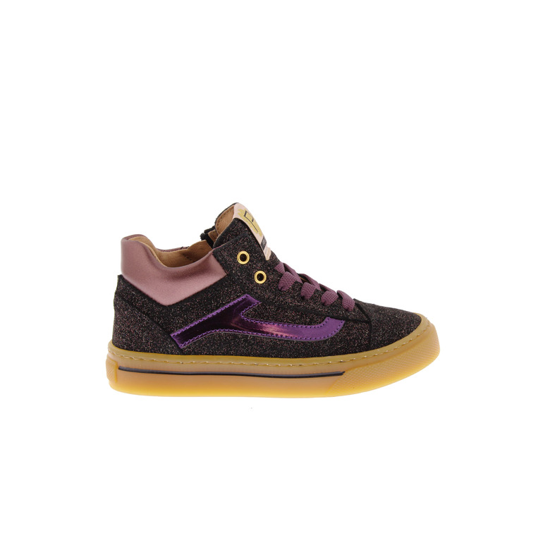 Poldino chaussures à lacets violet 1