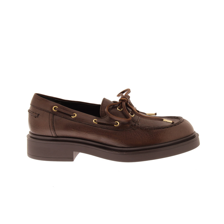 Agl chaussures bateau brun 1