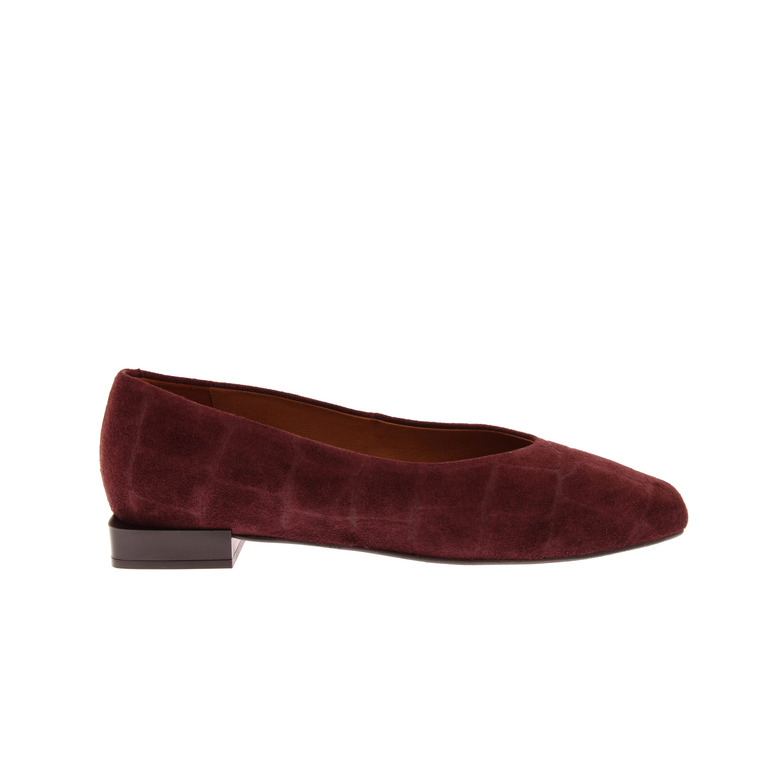 Angel Alarcon ballerines bordeaux 1