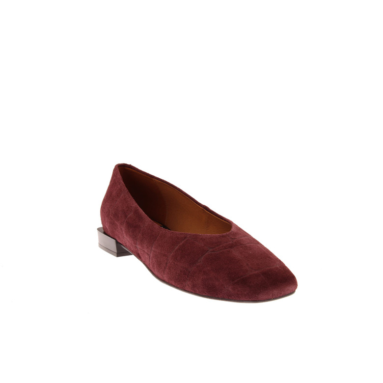 Angel Alarcon ballerines bordeaux 2