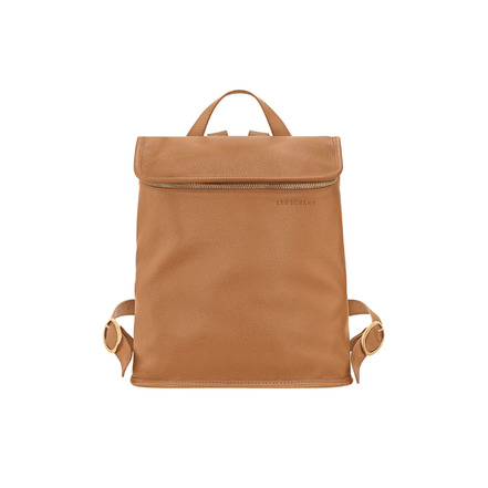 Longchamp sac à dos camel