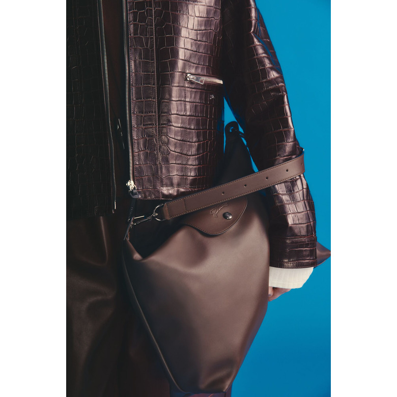 Longchamp schoudertas bruin 4