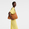 Longchamp schoudertas camel 4