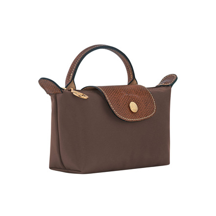 Longchamp makeup bag brown