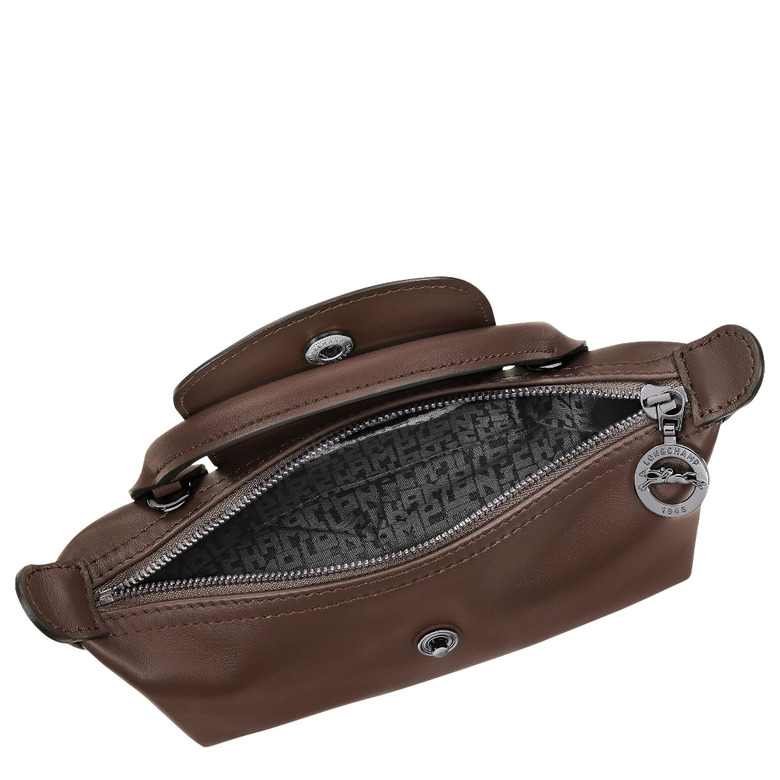 Longchamp handtas bruin 4