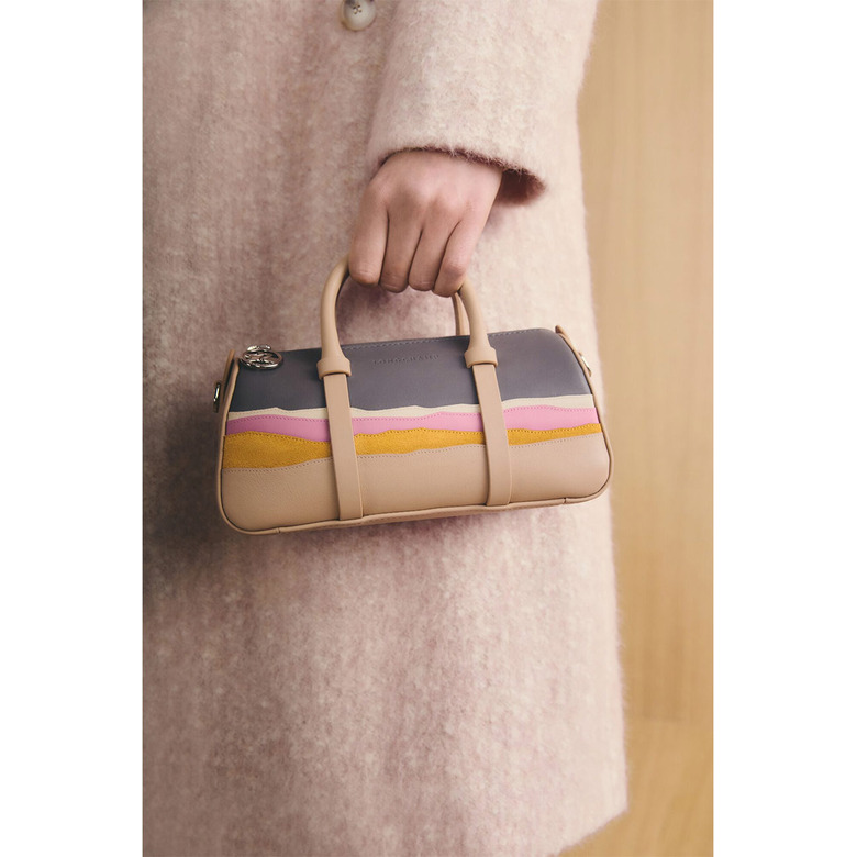 Longchamp handtas beige 2