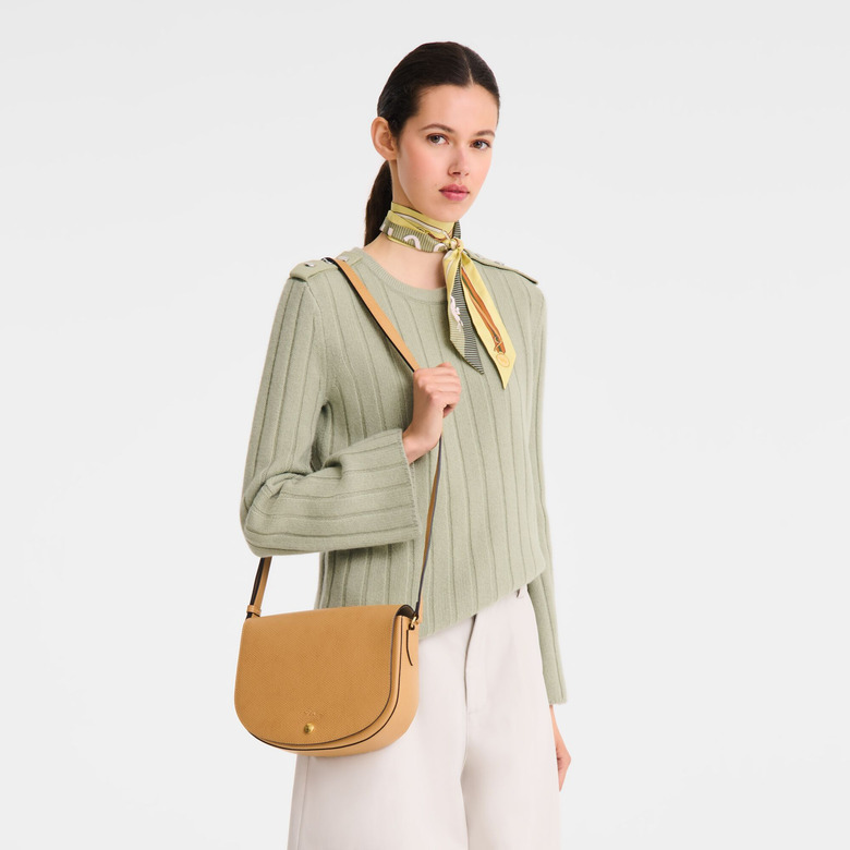 Longchamp crossbody camel 5