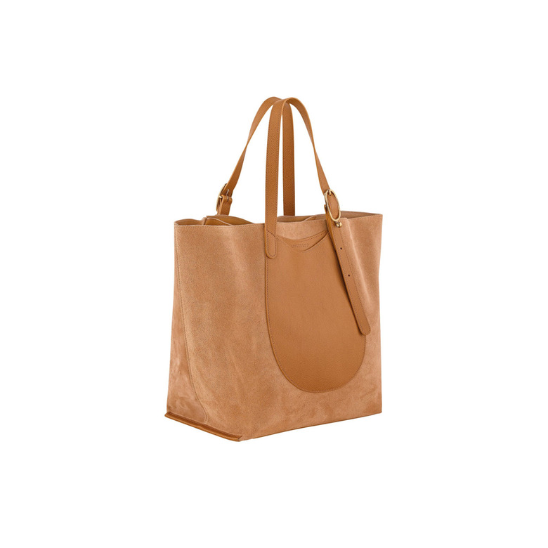 Longchamp schoudertas camel 2