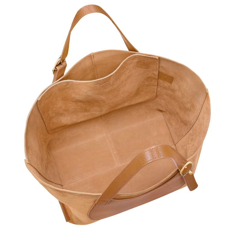 Longchamp schoudertas camel 4