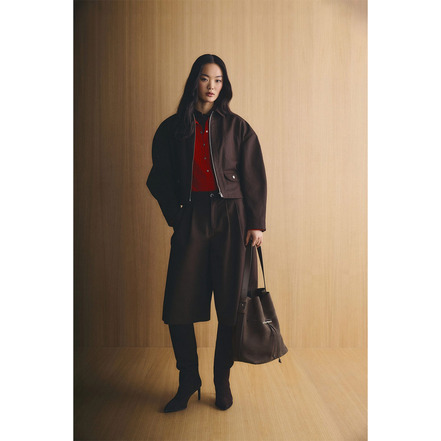 Longchamp schoudertas bruin