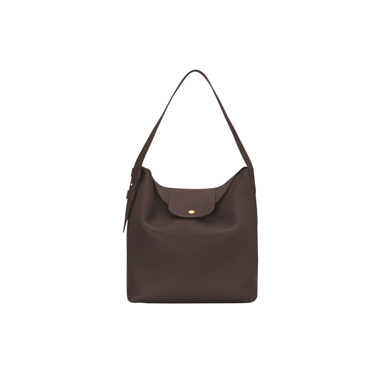 Longchamp sac porté épaule brun 1