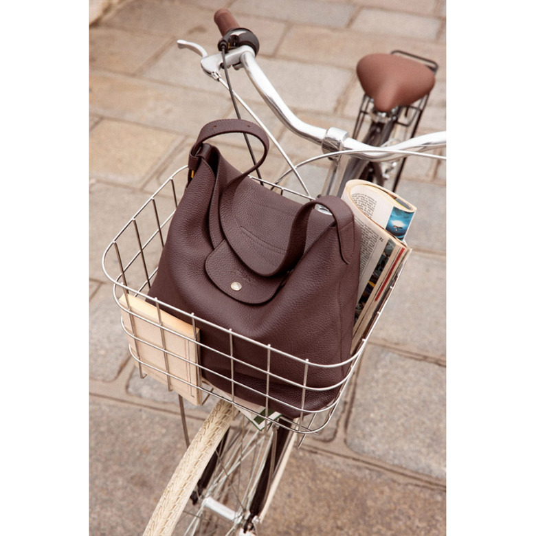 Longchamp sac porté épaule brun 2