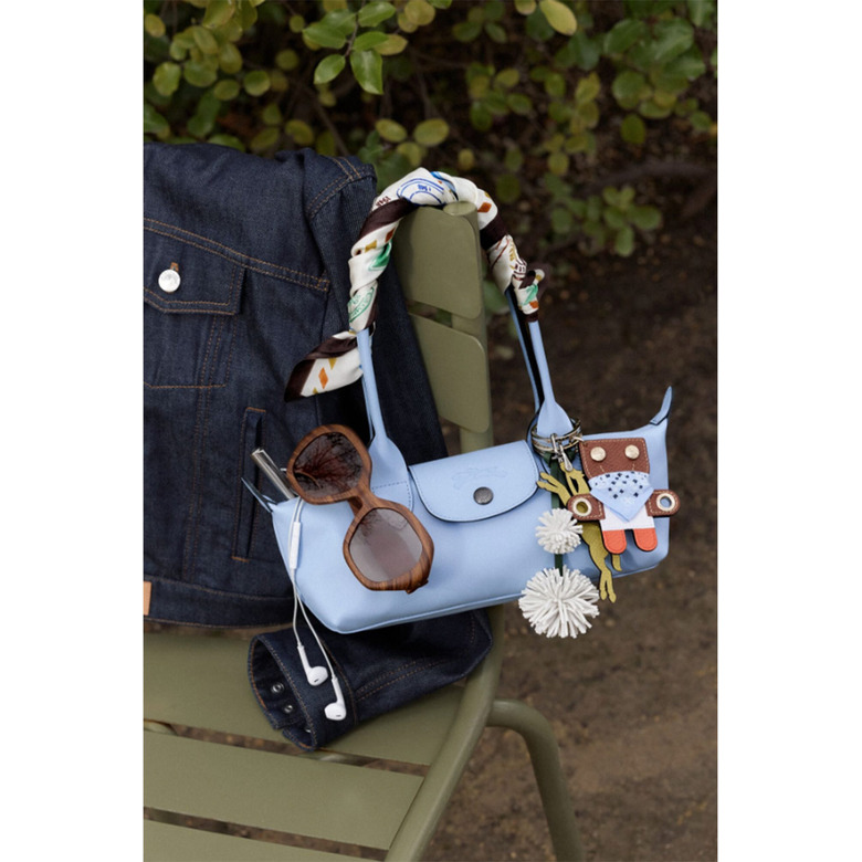 Longchamp bag charm multicolor 2
