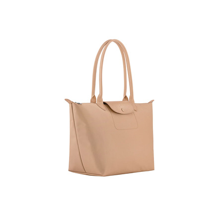 Longchamp schultertasche beige