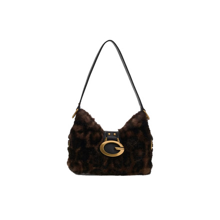 Guess schultertasche braun