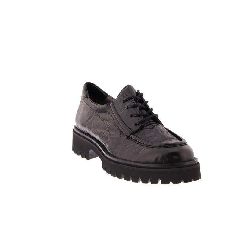 Softwaves veterschoenen zwart 2
