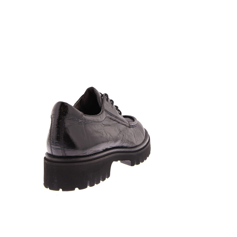 Softwaves veterschoenen zwart 4