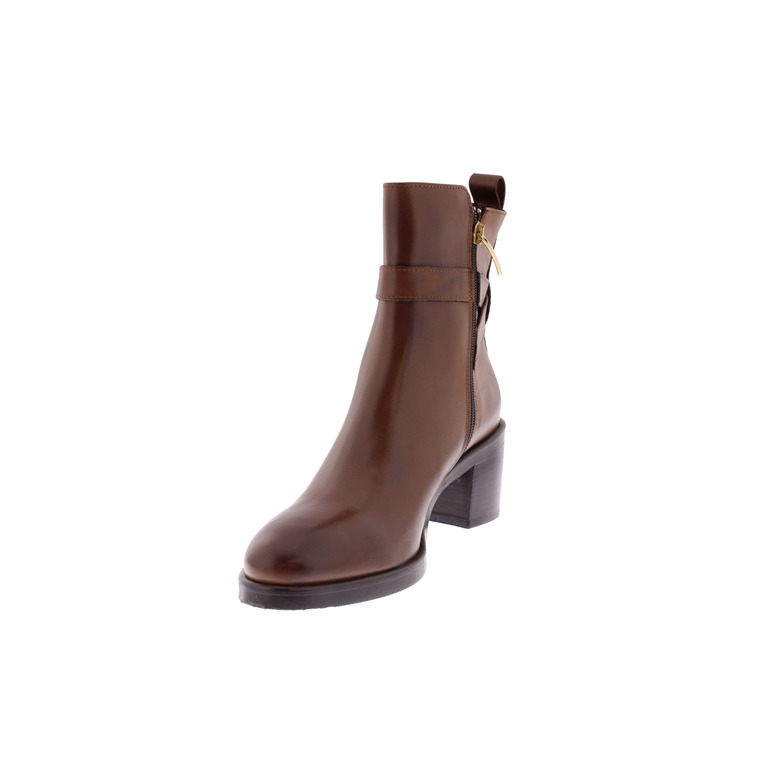 Decra enkellaarsjes cognac 3