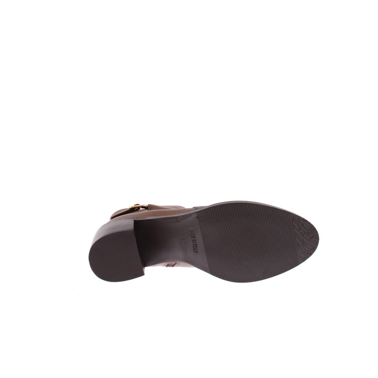 Decra enkellaarsjes cognac 5