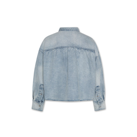 Ao76 bluse blau