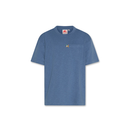 Ao76 t-shirt blauw
