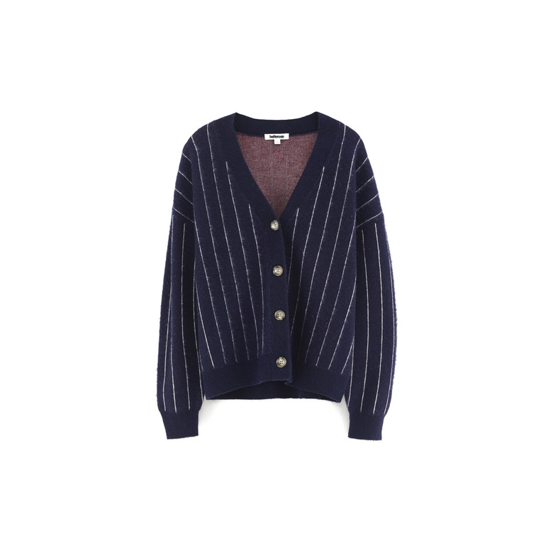 Bellerose cardigan blauw 1