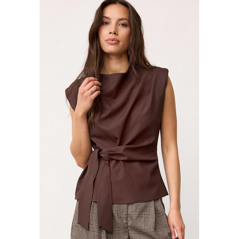 Co'couture blouse bruin 2