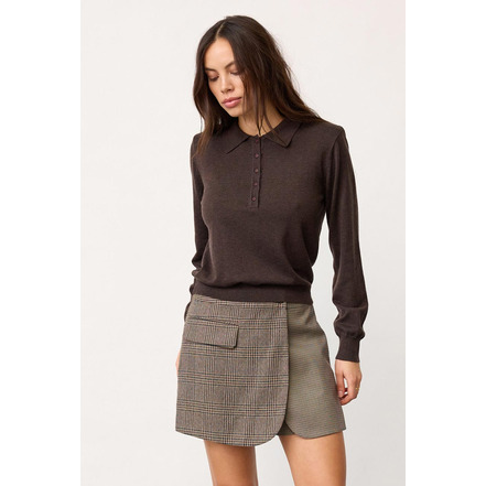 Co'couture trui bruin