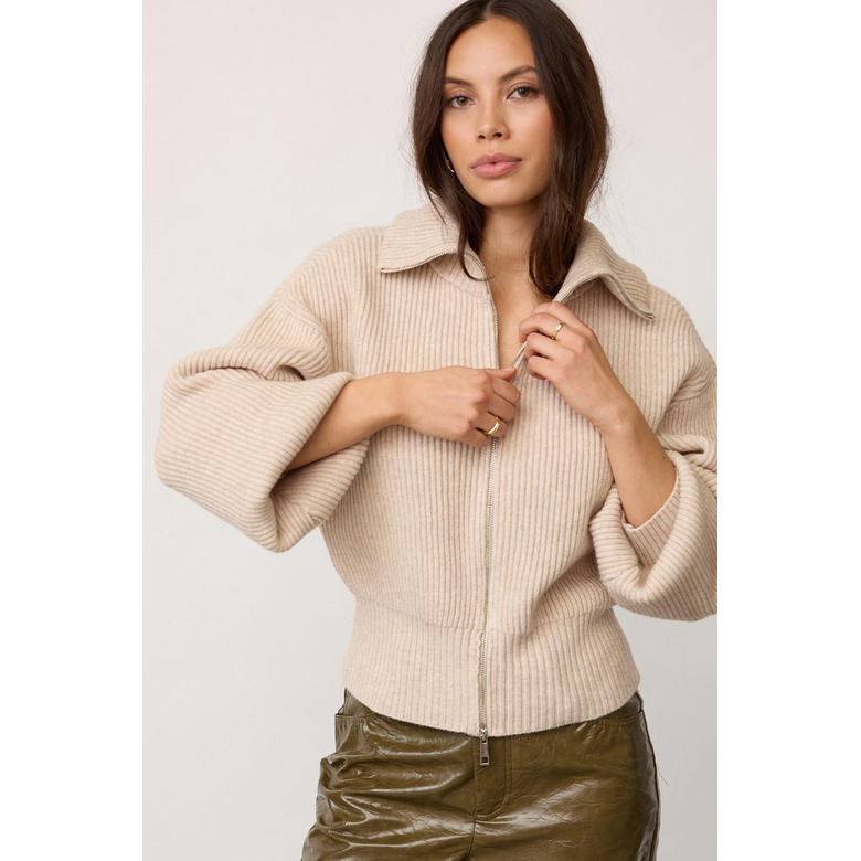 Co'couture strickjacke ecru 2