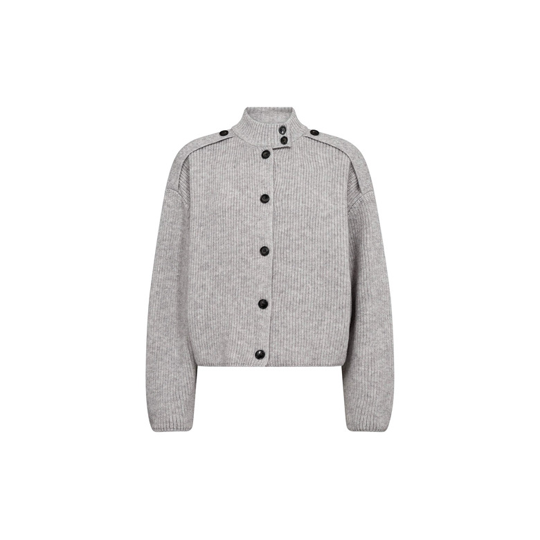 Co'couture strickjacke grau 1