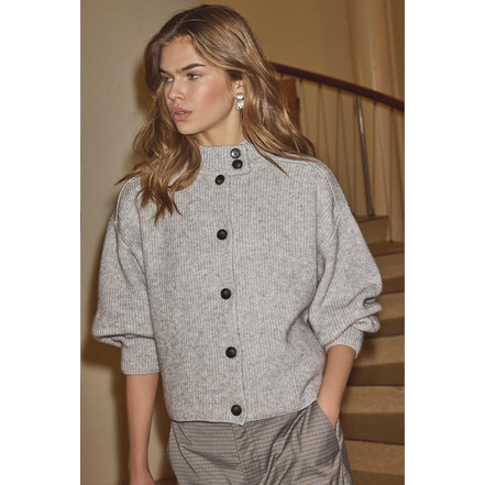 Co'couture strickjacke grau