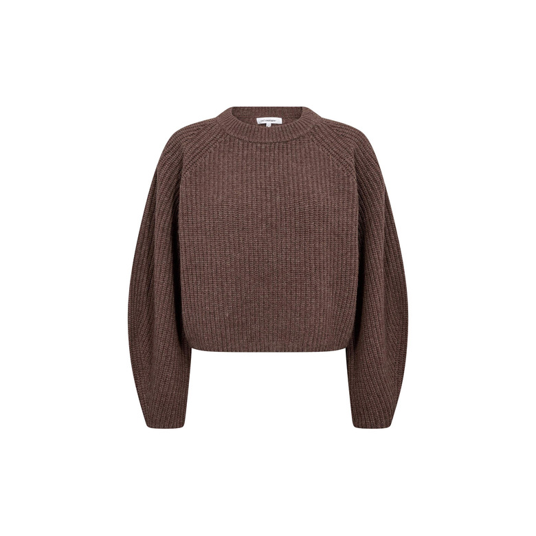 Co'couture sweater brown 1