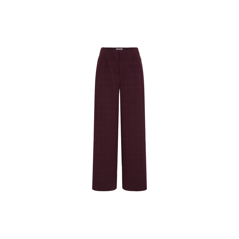 Ichi trousers bordeaux 1