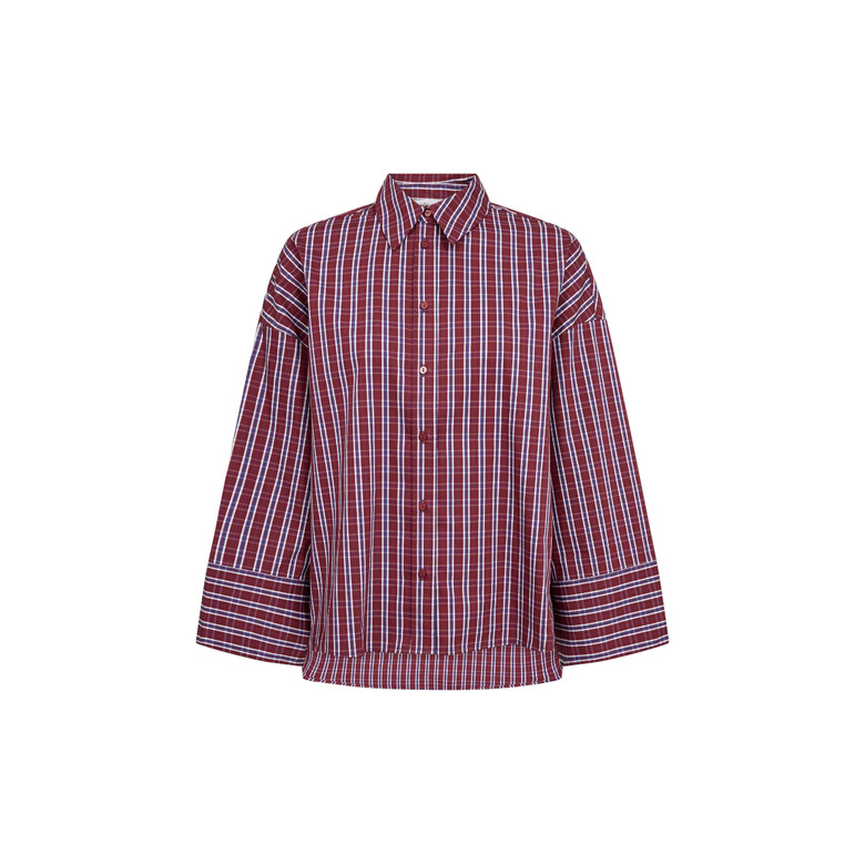 Co'couture bluse bordeaux 1