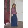 Co'couture bluse bordeaux 2