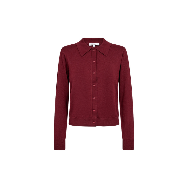 Co'couture cardigan bordeaux 1