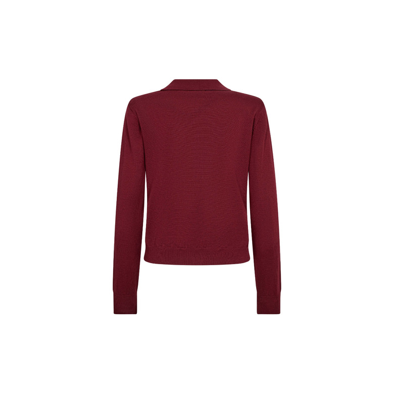 Co'couture cardigan bordeaux 2