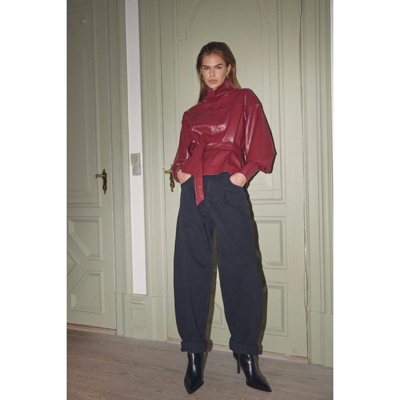 Co'couture vest bordeaux 2