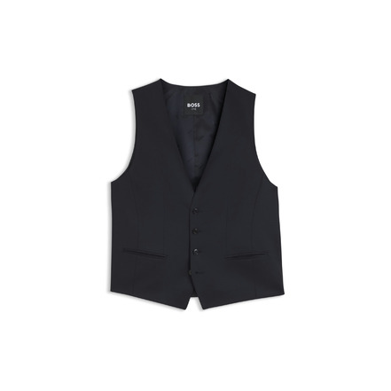 Boss gilet blauw