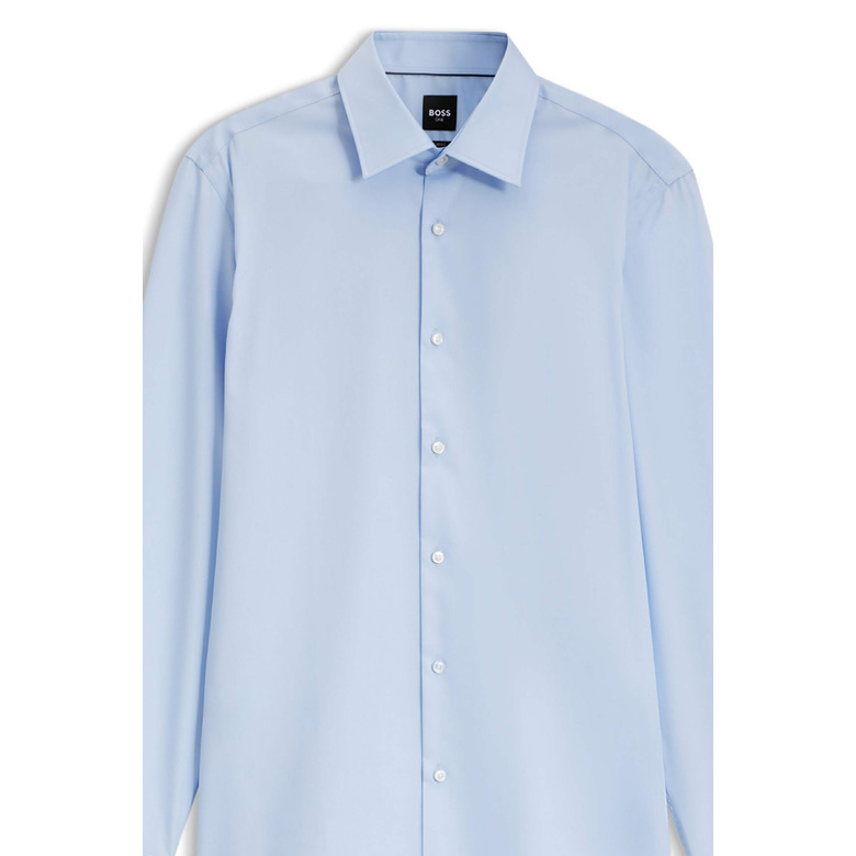 Boss hemd blauw 2