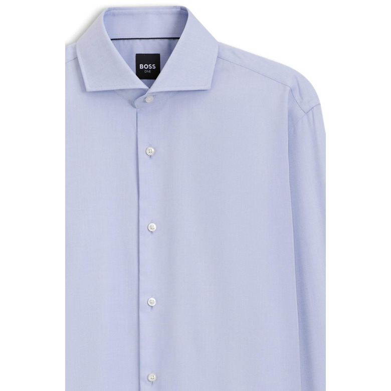 Boss hemd blauw 2